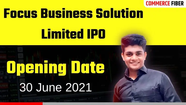 Focus Business Solution Limited IPO Hindi [प्राइस, लॉन्च डेट, मार्किट लॉट]