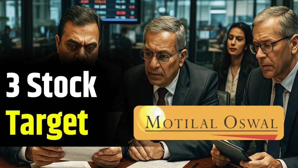 Investors were stunned to see Motilal Oswal's 3 stock targets